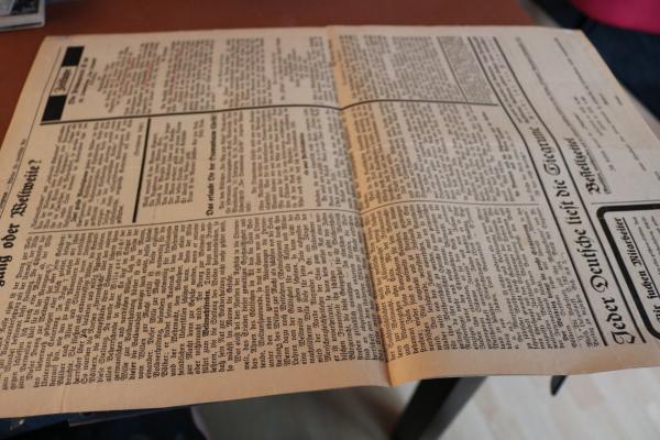 Mitteilungsblatt Die Siegrune - Probeblatt - Lenzing 1935 - selten